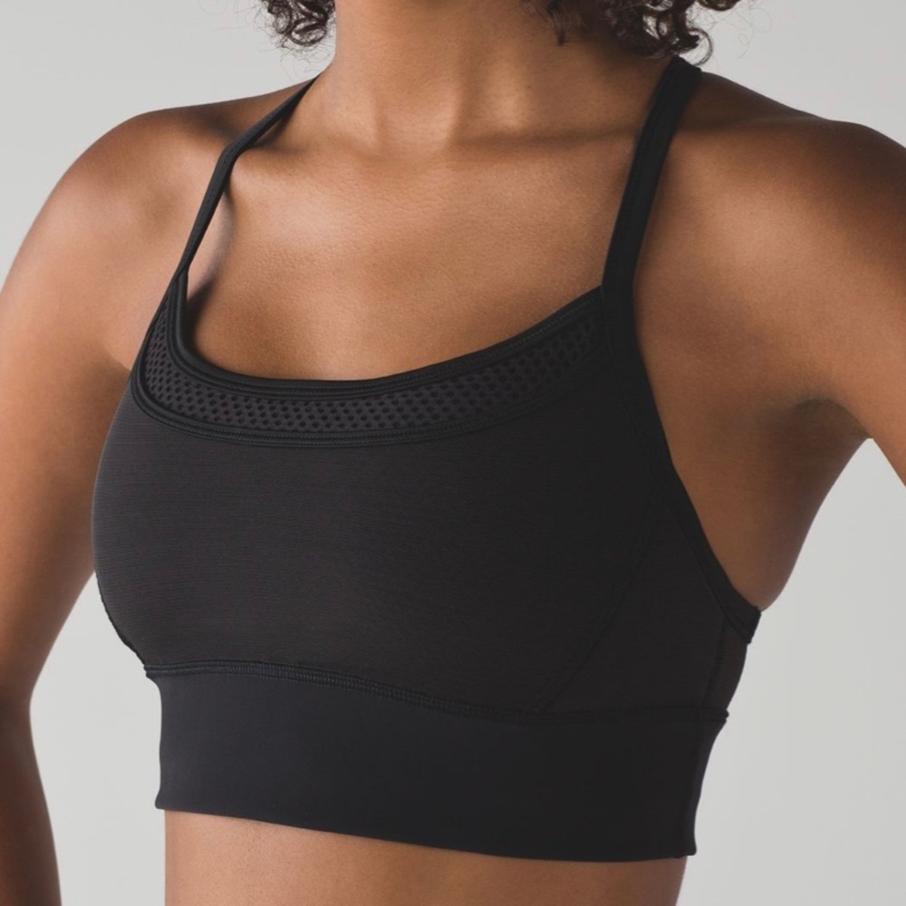 lululemon Fit Physique Bra - size 8 - black